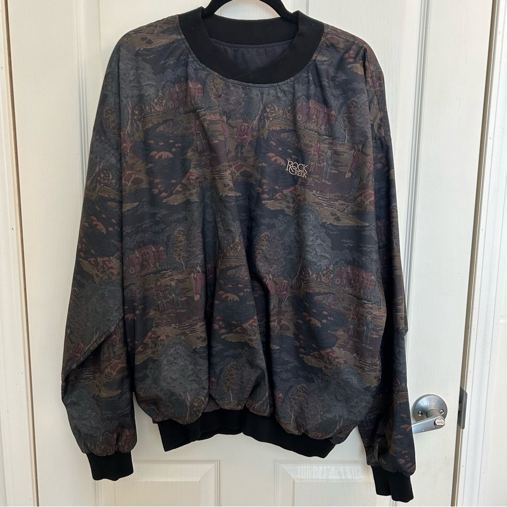 Vintage Reversible Golf Oversized Sweatshirt